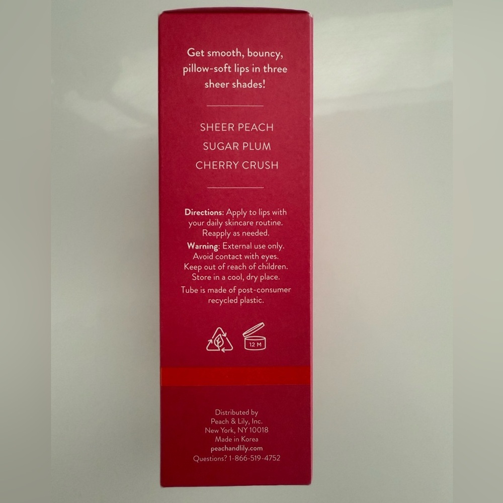 NIB Peach & Lily Collagen Cushion Lip Trio - Picture 2 of 8